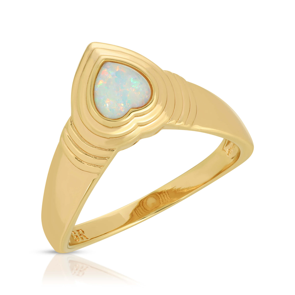 Heart of Stone Ring- Opal