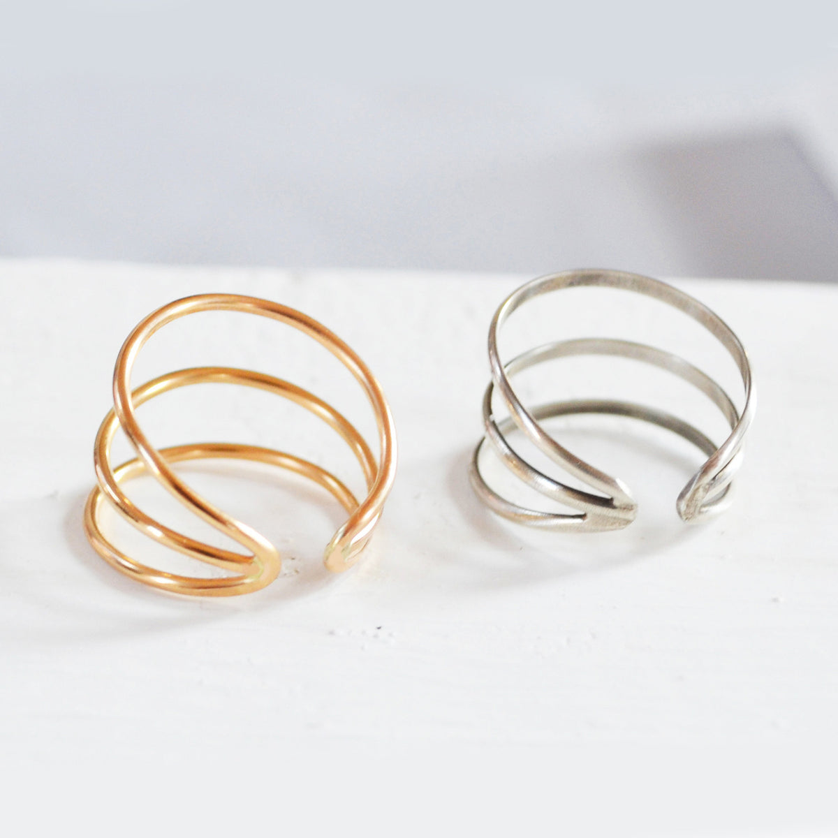 Orbit Ring, Gold or Silver