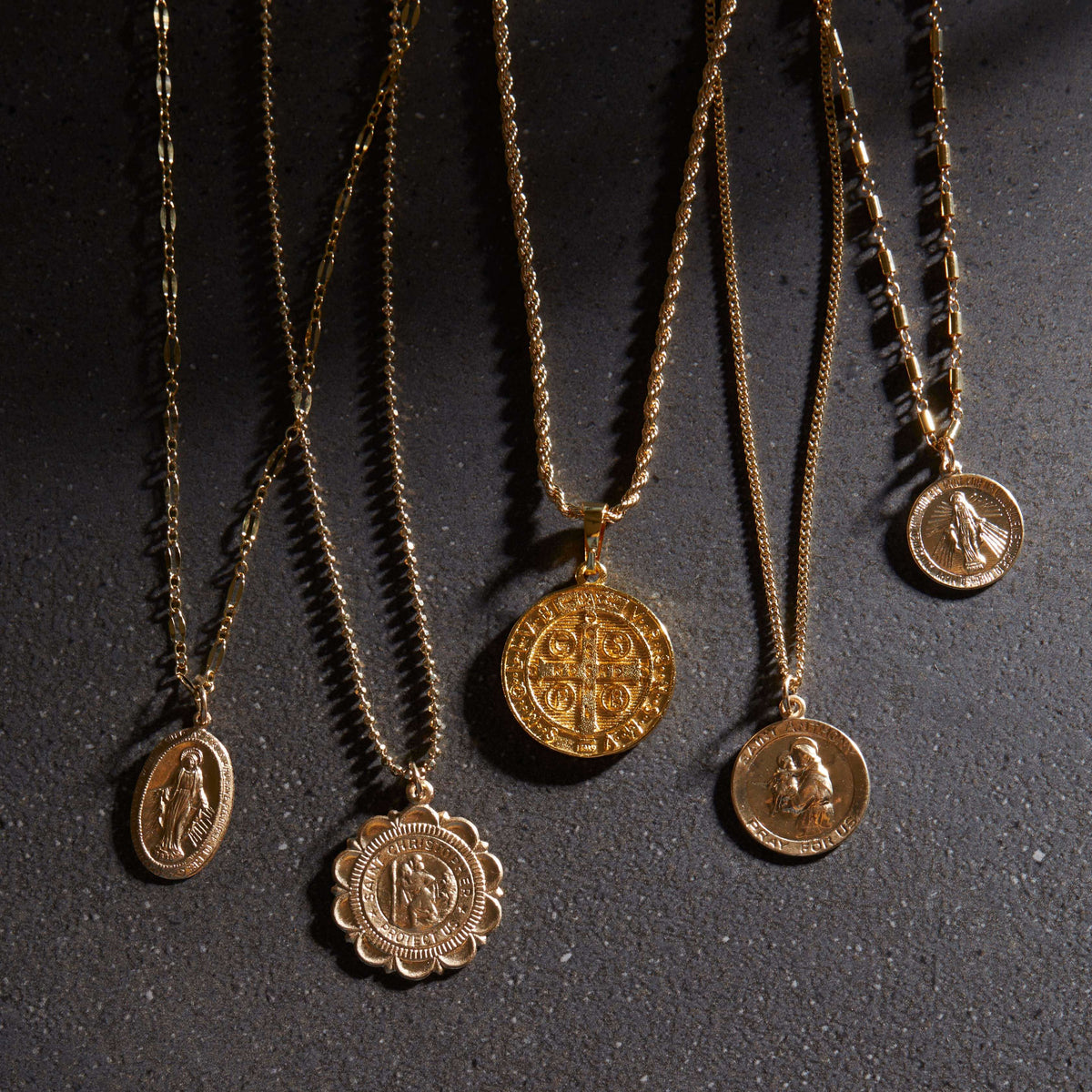 Saint Christopher Medallion Necklace